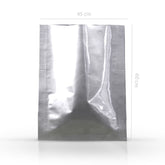 Qnubu Aluminum Foil Bag Sealable Silver 450x600 mm